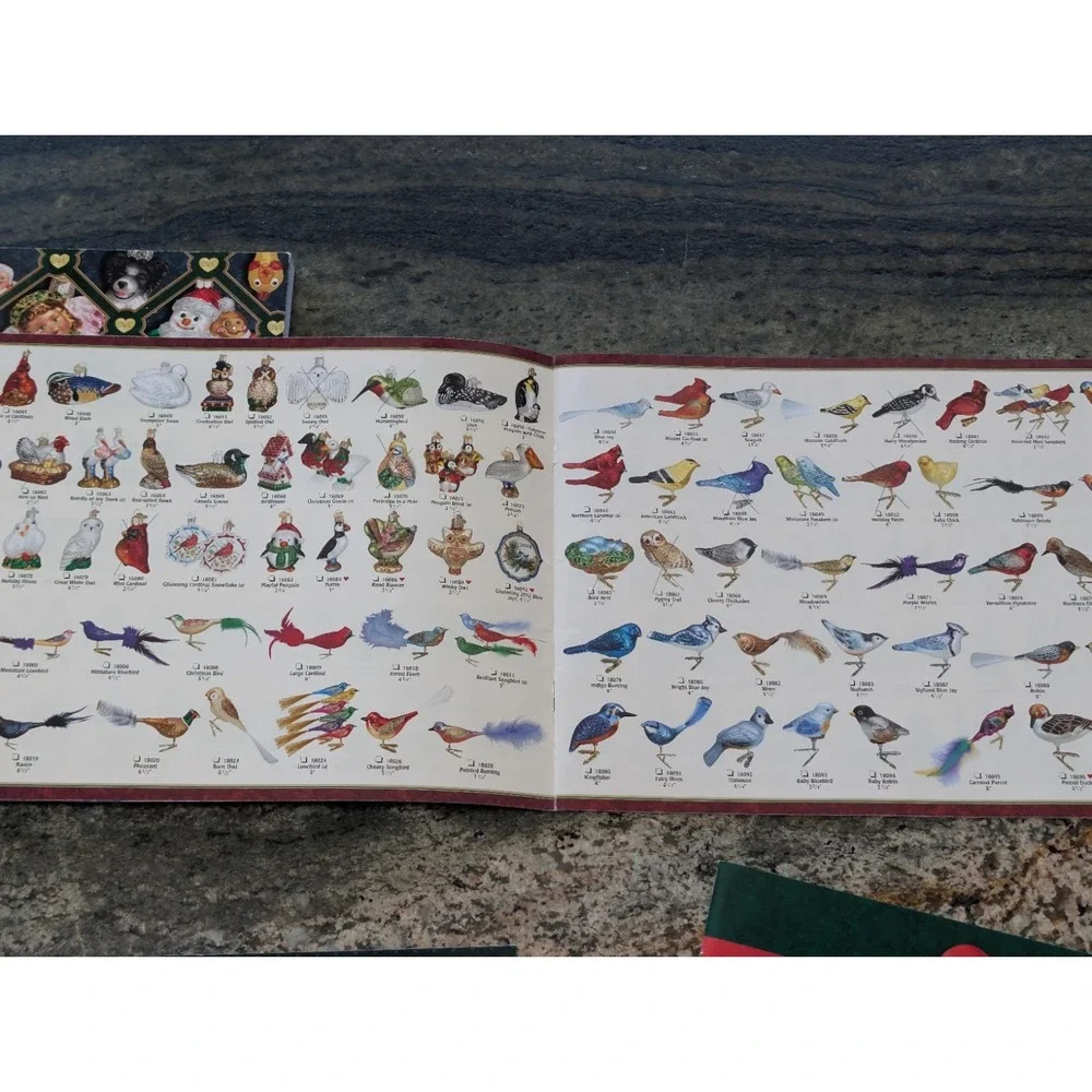 Old World Christmas Catalogs Books 2009 2012 2013 2014 Merck Glass Ornament USED